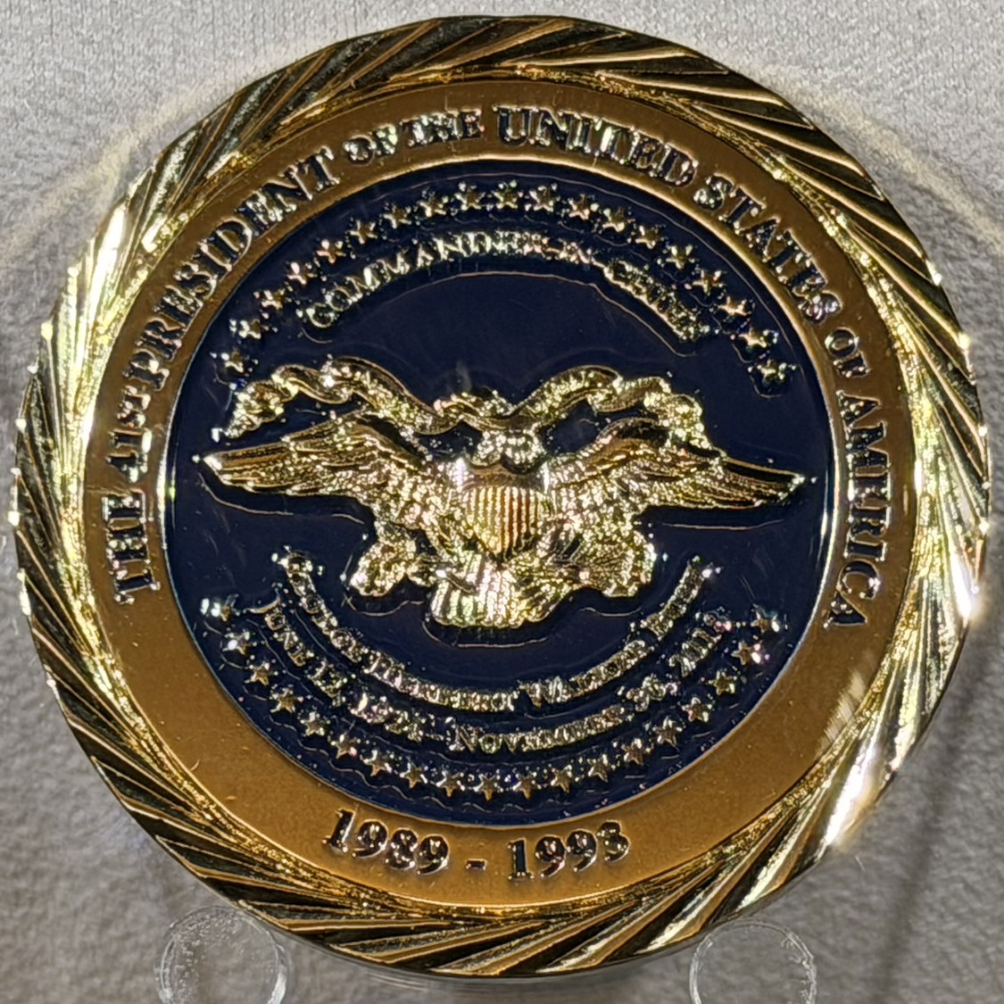 41st POTUS — back