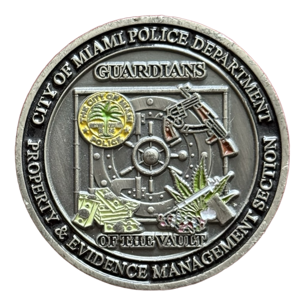 Miami Police Quartermaster/Fleet Unit and Property & Evidence Management Section — back