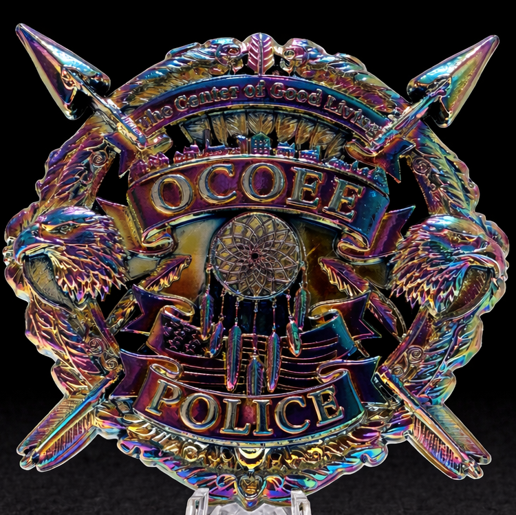 Ocoee PD Oil Slick Variant — back