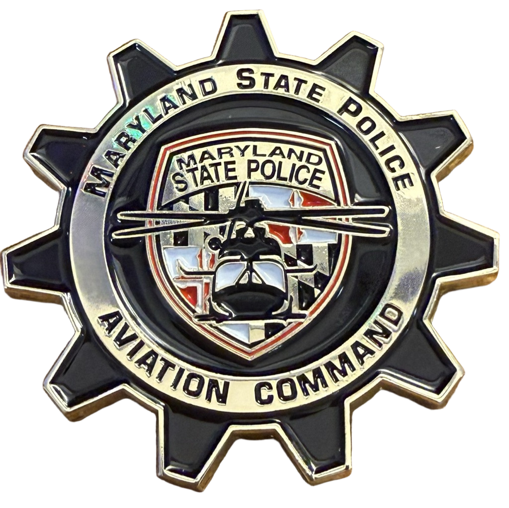 Maryland State Police Aviation Command Helicopter Maintenance — front