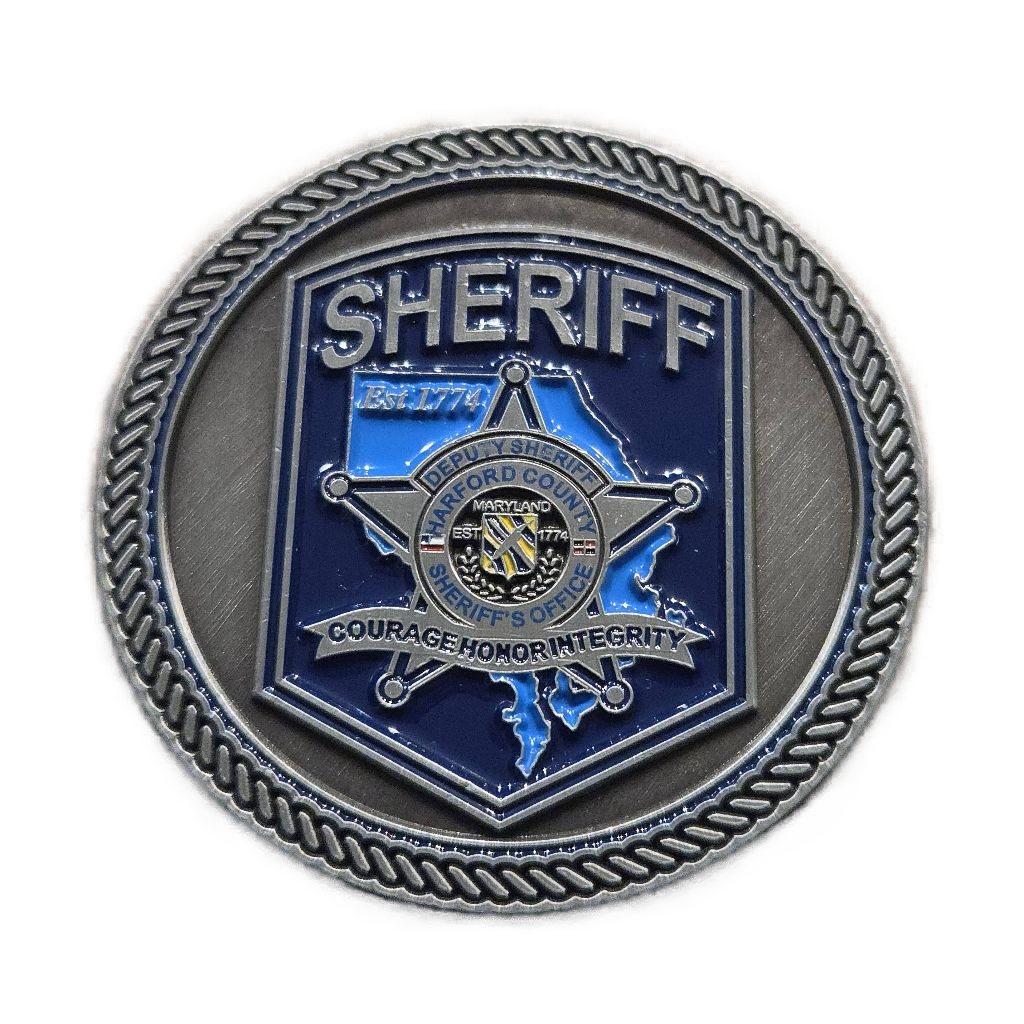 Harford County Sheriff's Office Northern Precinct Coin — front