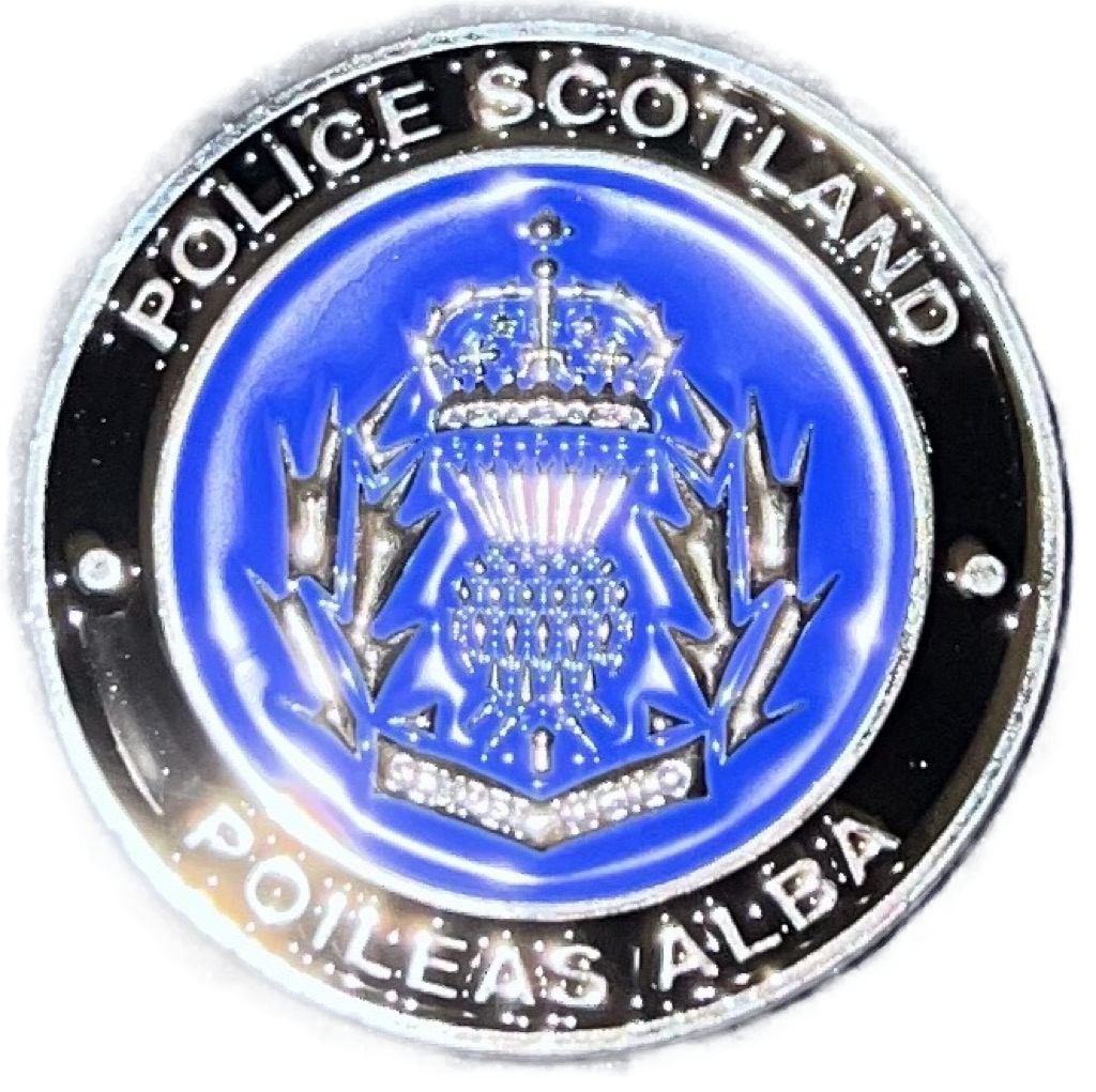 Police Scotland Local Policing Edinburgh City Division Challenge Coin — back