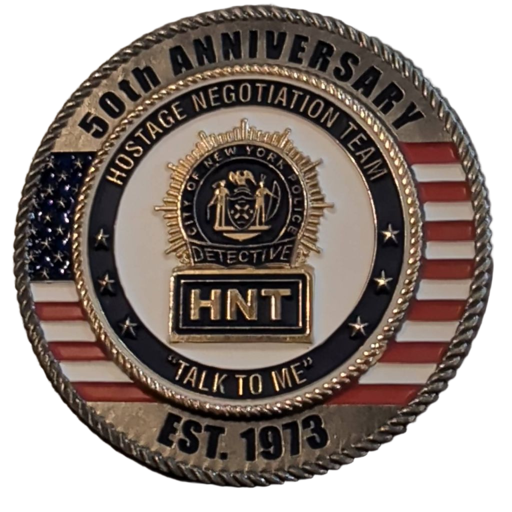 NYPD Hostage Negotiation Team 50th Anniversary Coin — back