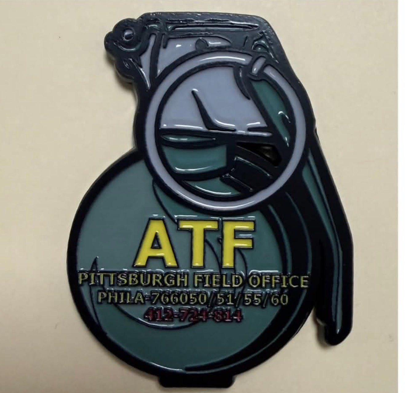 ATF Pittsburgh Grenade — front