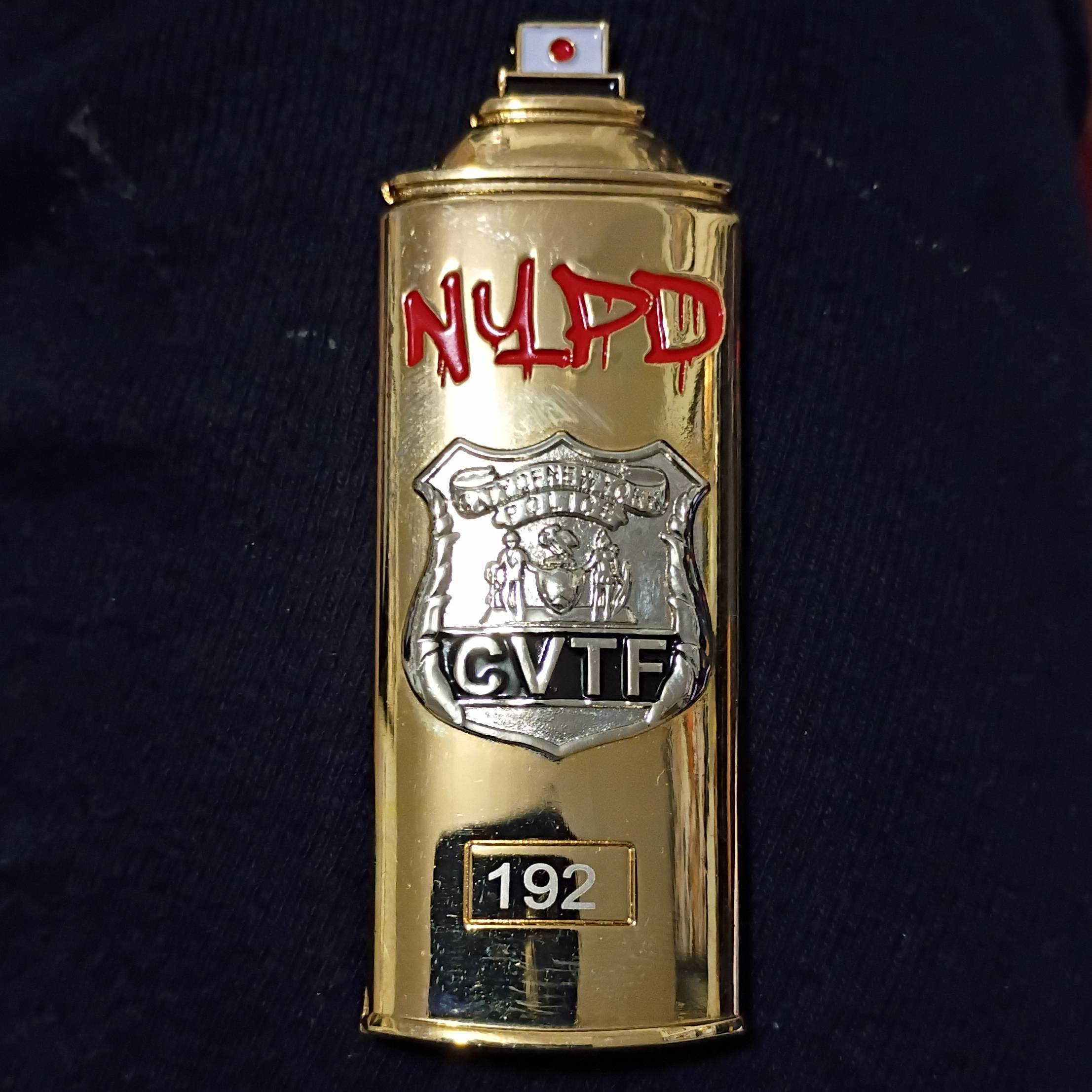 NYPD citywide vandalism task force Gold 3D variant — front
