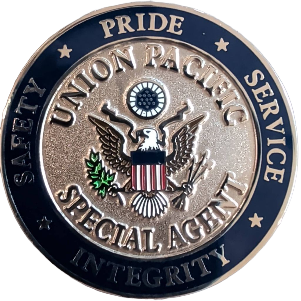 Union Pacific Railroad Police — back