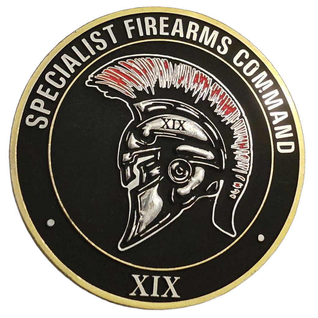Specialist Firearms Command Challenge Coin — front