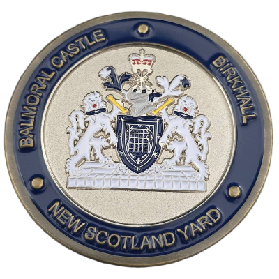 Balmoral Castle & New Scotland Yard Challenge Coin