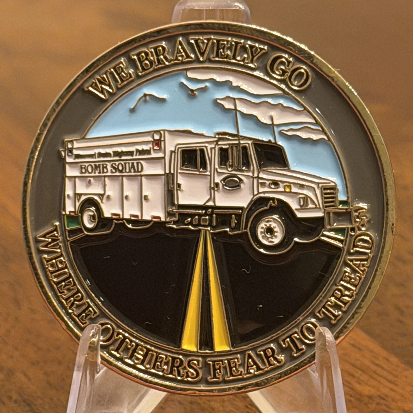 Missouri state highway patrol bomb squad — back