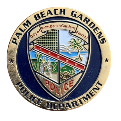 Palm Beach Gardens Police - Department Coin - Florida