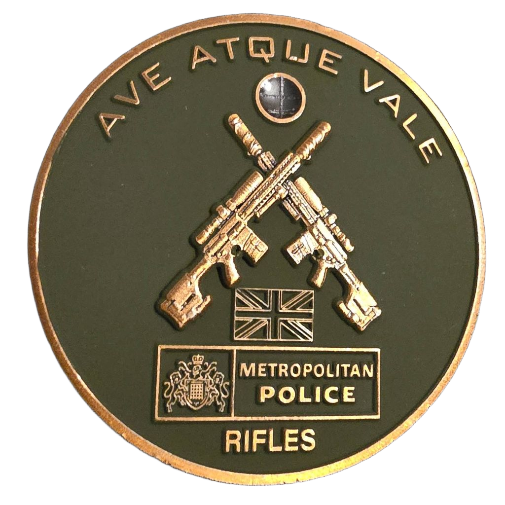 Metropolitan Police Rifles Challenge Coin — front