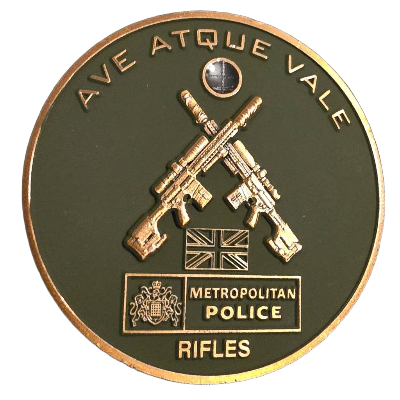 Metropolitan Police Rifles Challenge Coin