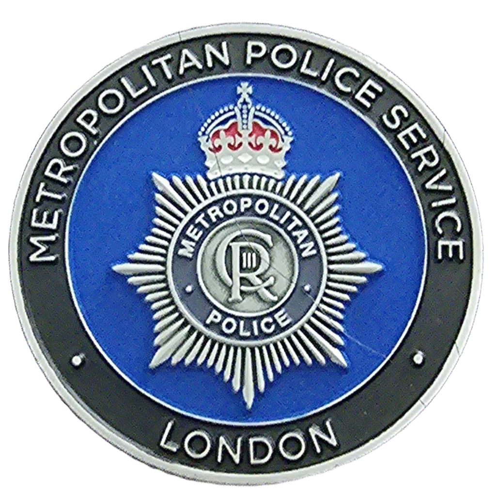 Metropolitan Police Service London Challenge Coin — front