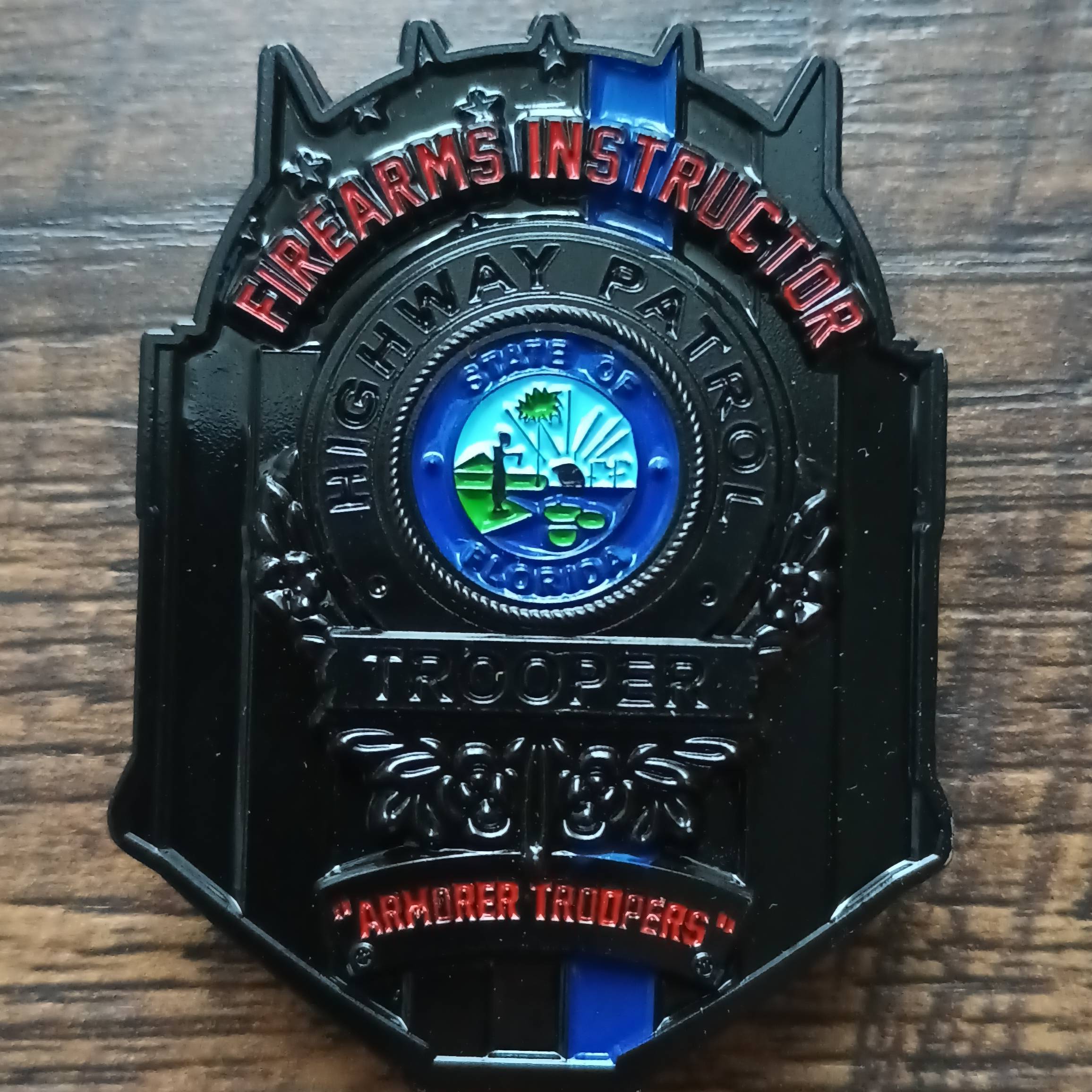 FHP Firearms Instructor Armour Trooper (Blackout-Variant) — back