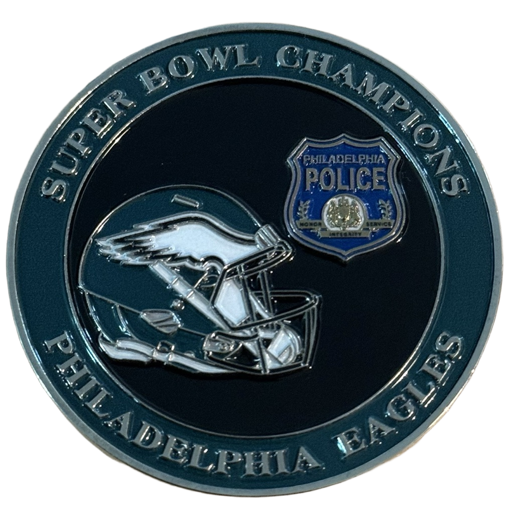 Philadelphia Police Super Bowl LIX Super Bowl Champions — front