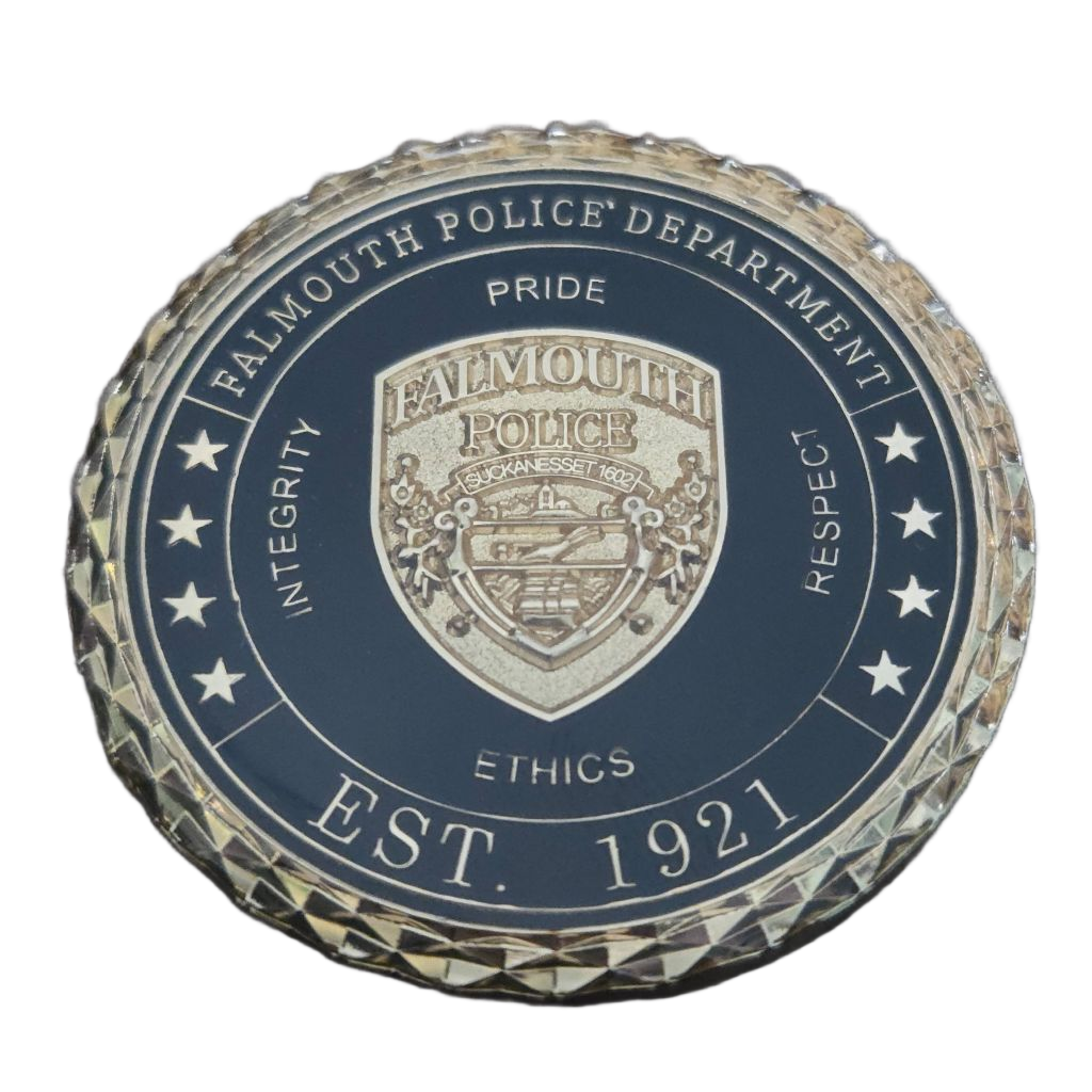 Yarmouth Police Department Cheifs Coin — front