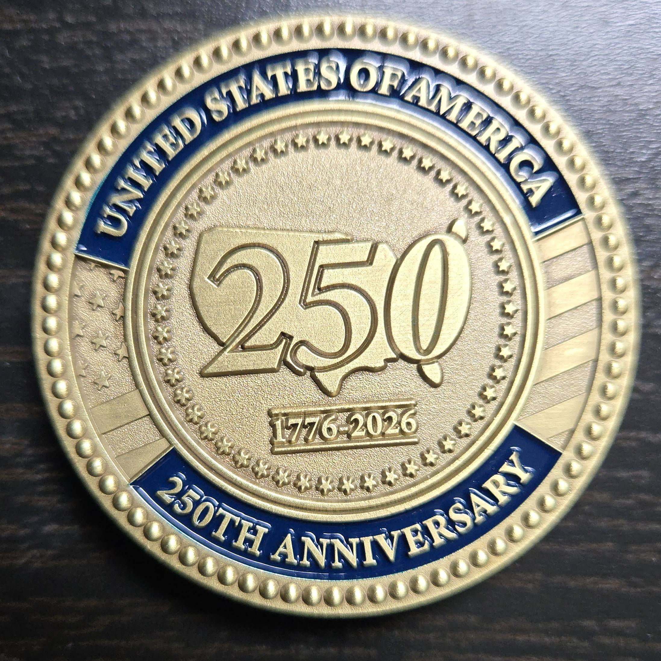 250th Anniversary — front