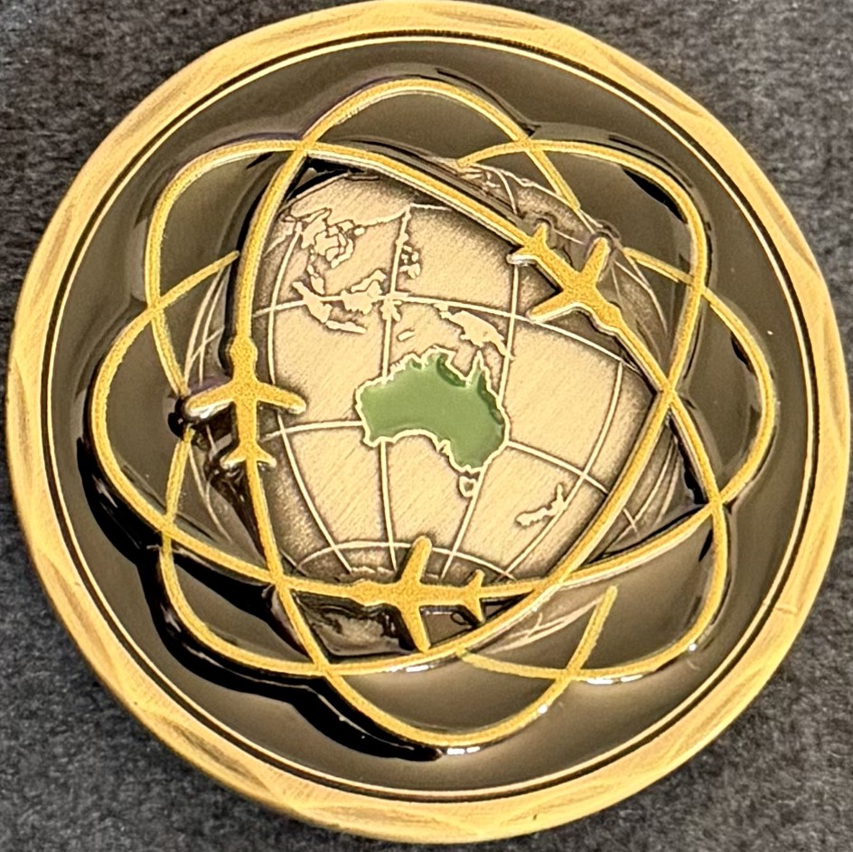 Australian Federal Police Aviation Challenge Coin — front