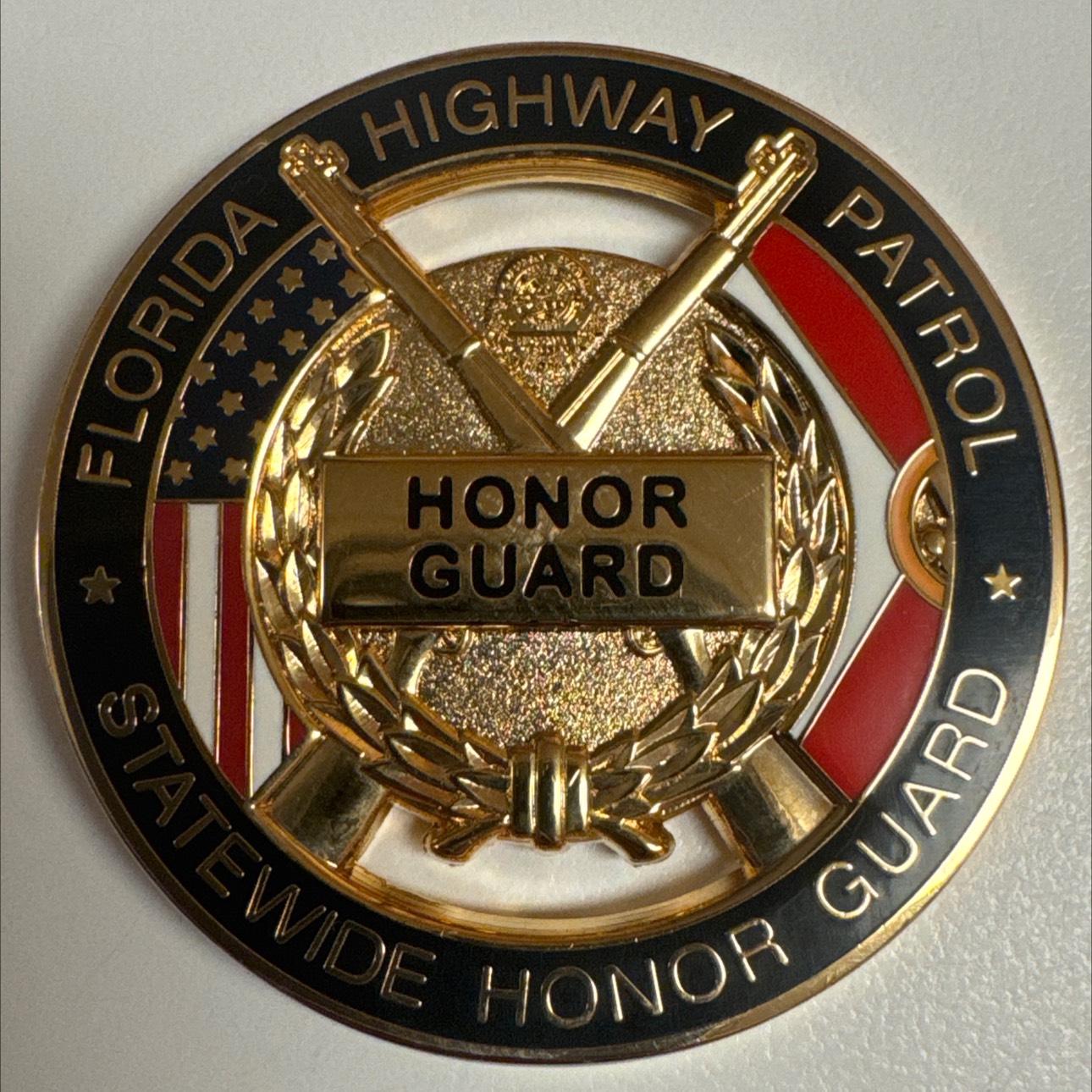 Florida Highway Patrol Honor Guars — back