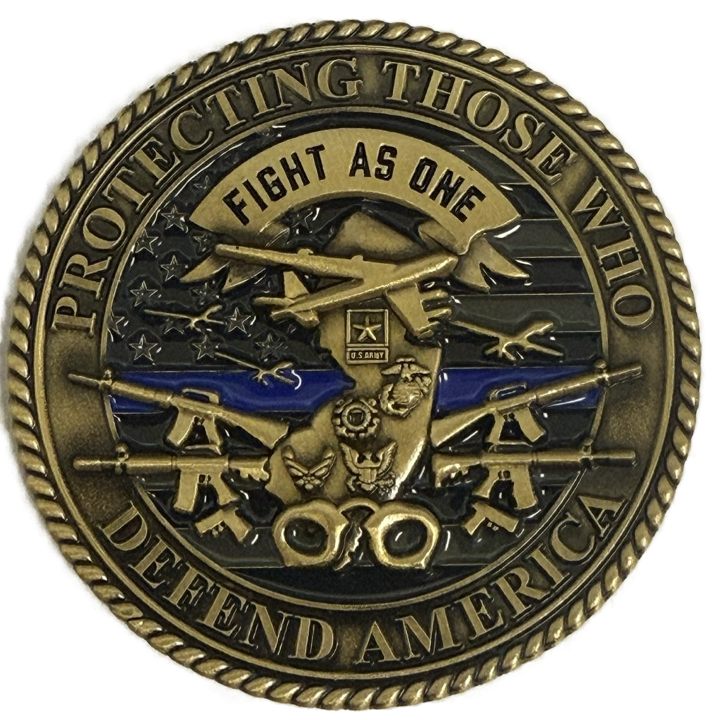 US Air Force Federal Police Joint Base Maguire, Dix, Lakehurst — back