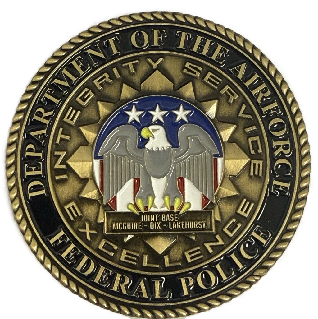US Air Force Federal Police Joint Base Maguire, Dix, Lakehurst — front