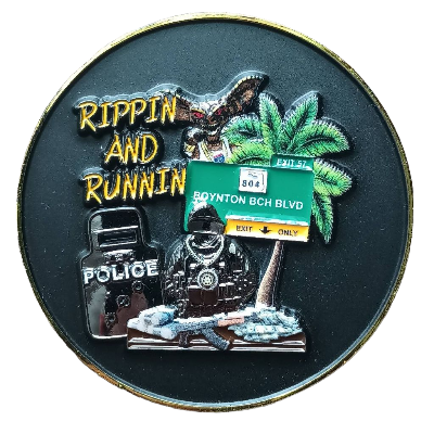 Boynton Beach Police Department Narcotics Investigative Unit Challenge Coin