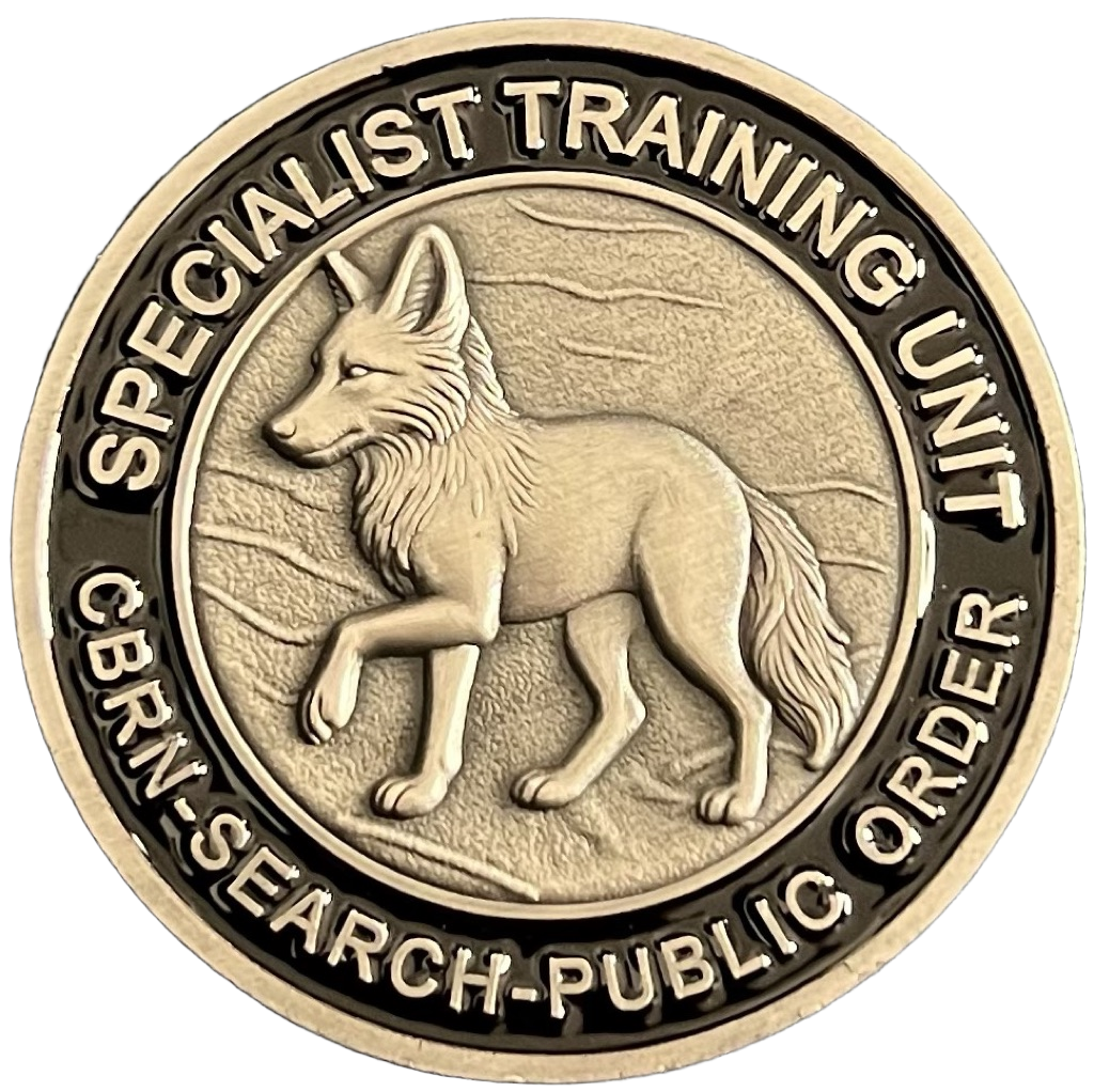 Police Scotland Specialist Training Unit Challenge Coin — front