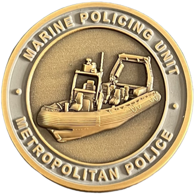 Metropolitan Police Marine Policing Unit Challenge Coin