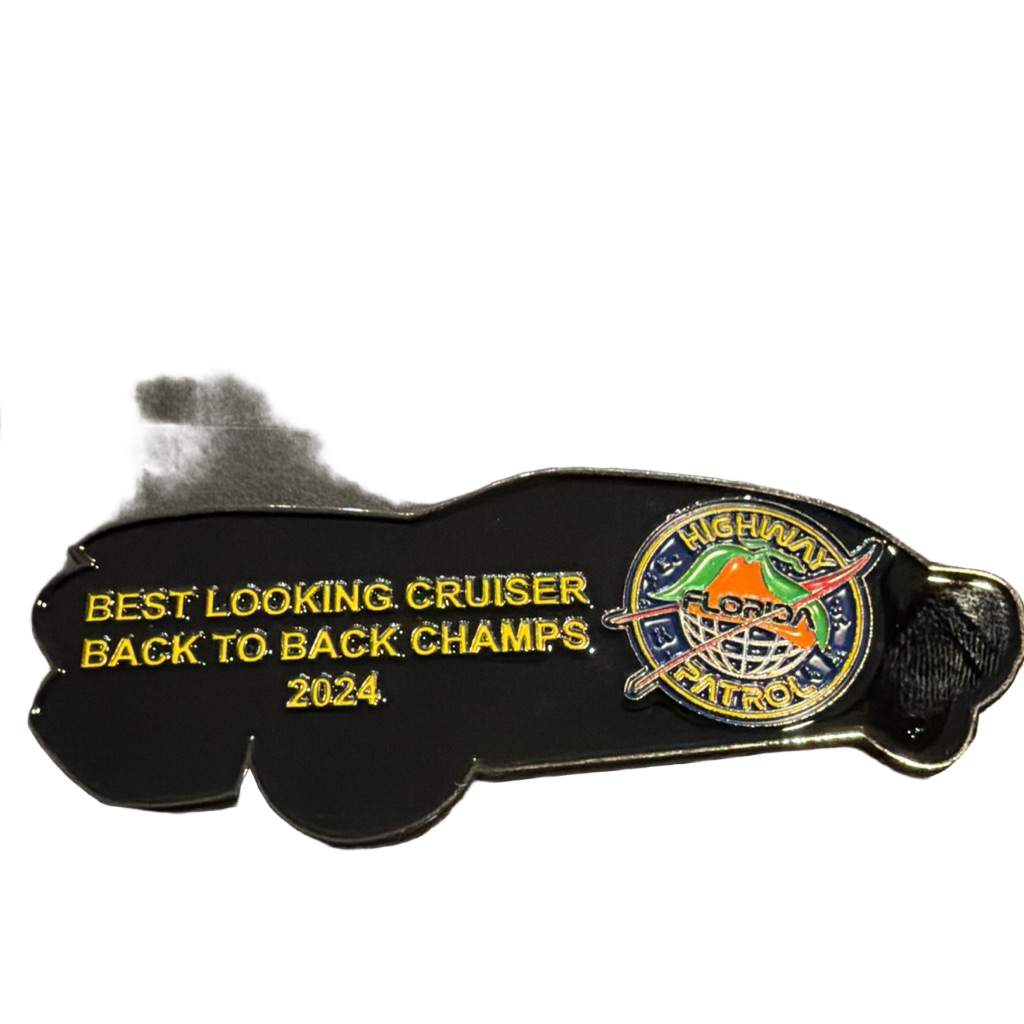 Chevy Florida State Trooper Police Coin — back