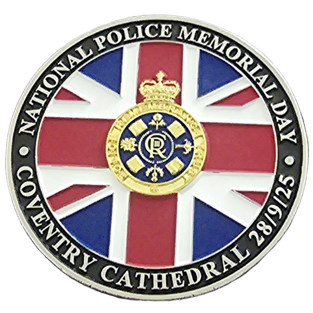 U.S. Police Honor Guard & National Police Memorial Challenge Coin — back
