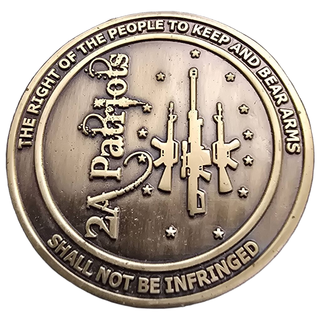 Against All Enemies Foreign and Domestic Challenge Coin — back