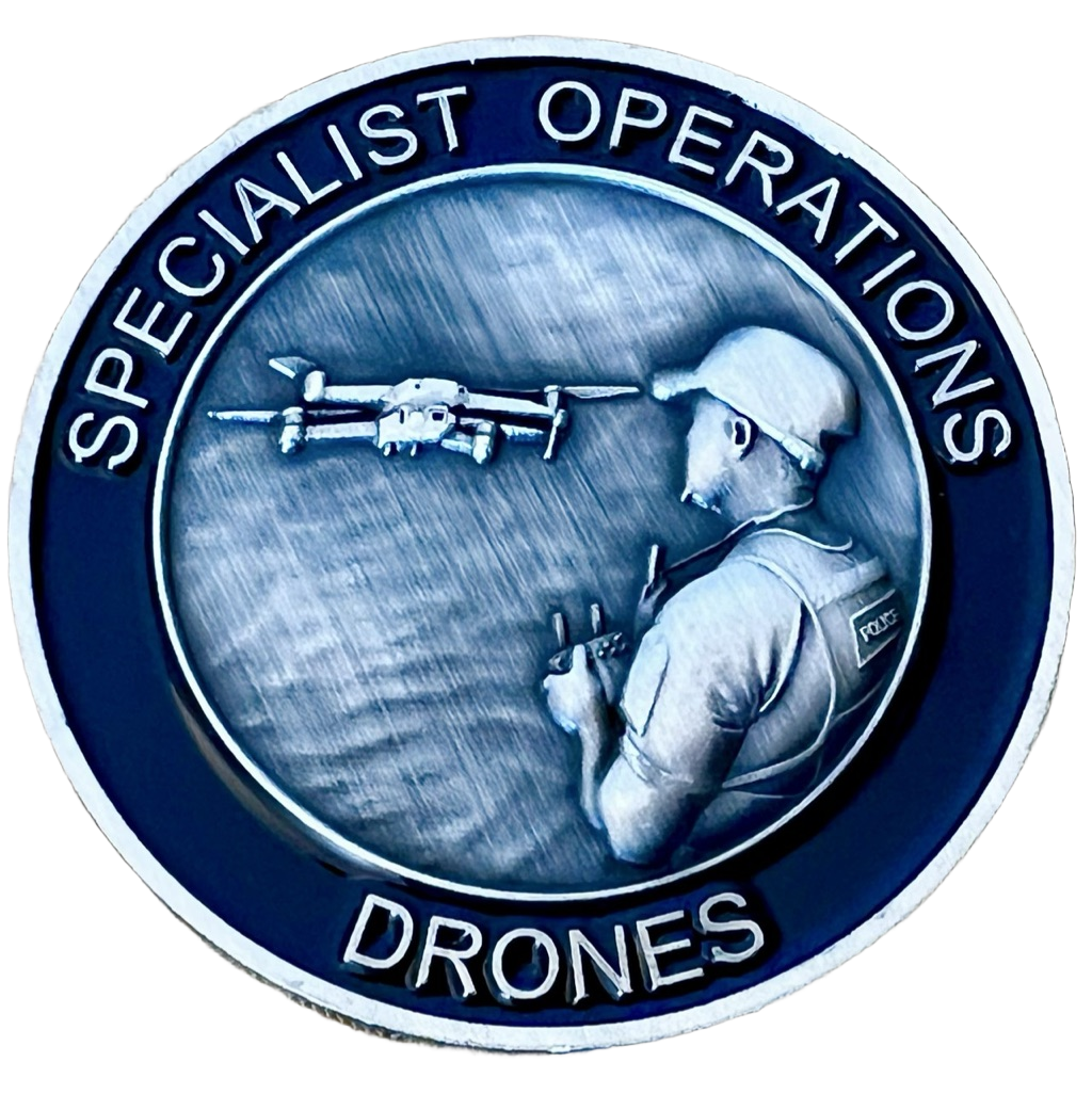 Specialist Operations Drones Challenge Coin — front