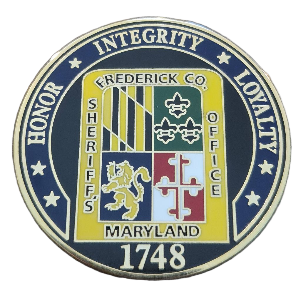 Frederick County Sheriff's Office Coin — back