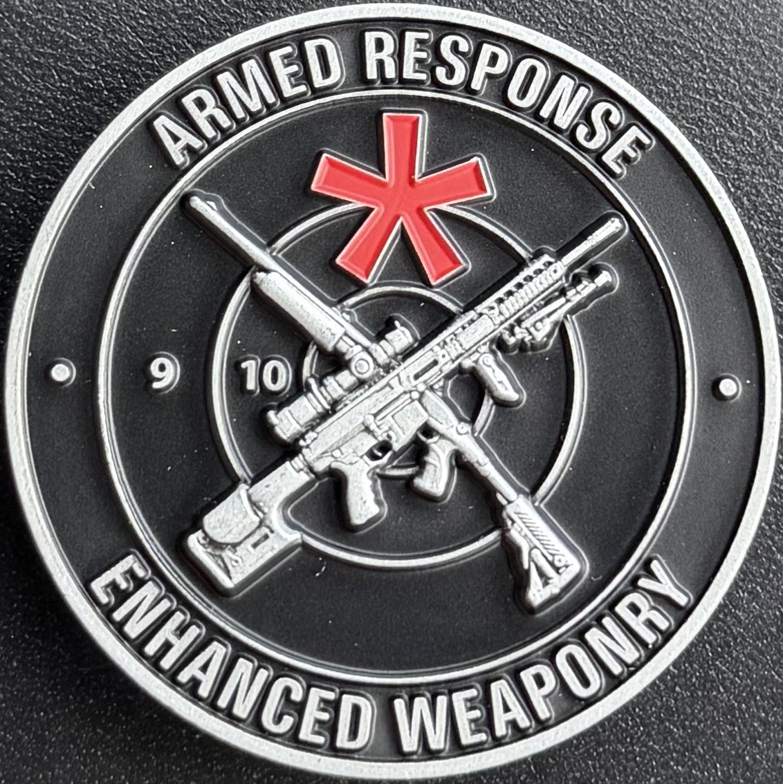 Kent Police Enhanced Weaponry Challenge Coin — front