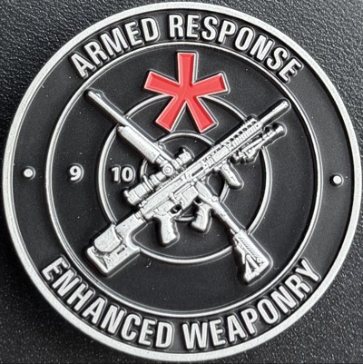 Kent Police Enhanced Weaponry Challenge Coin