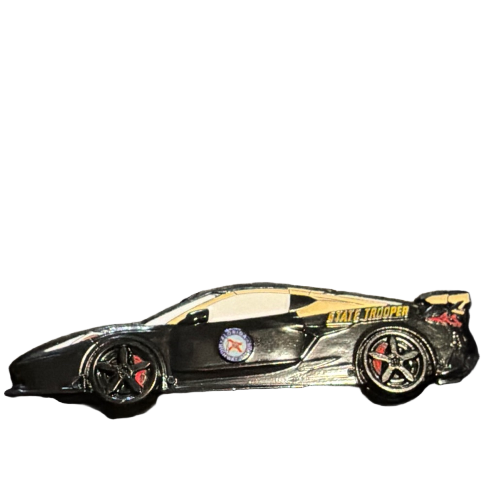 State Trooper Highway Patrol Corvette — front