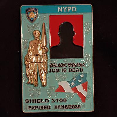 NYPD ID card challenge coin