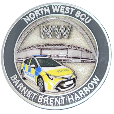 Metropolitan Police North West BCU Challenge Coin