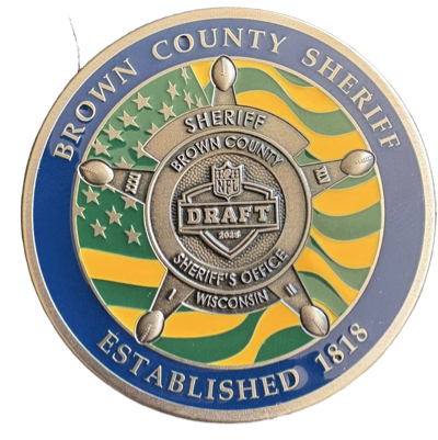 Brown County Sheriff’s Office NFL Draft Coin