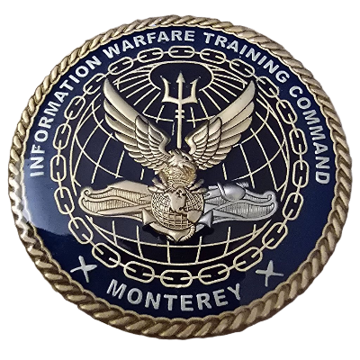 Information Warfare Training Command Monterey Challenge Coin