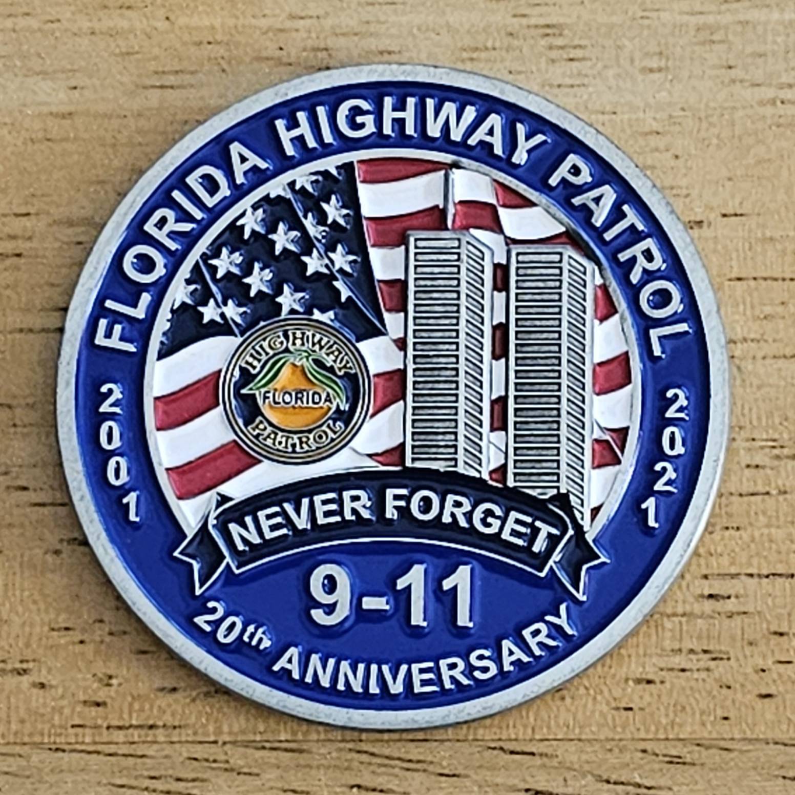 Florida Highway Patrol- 9/11 20th Anniversary — back