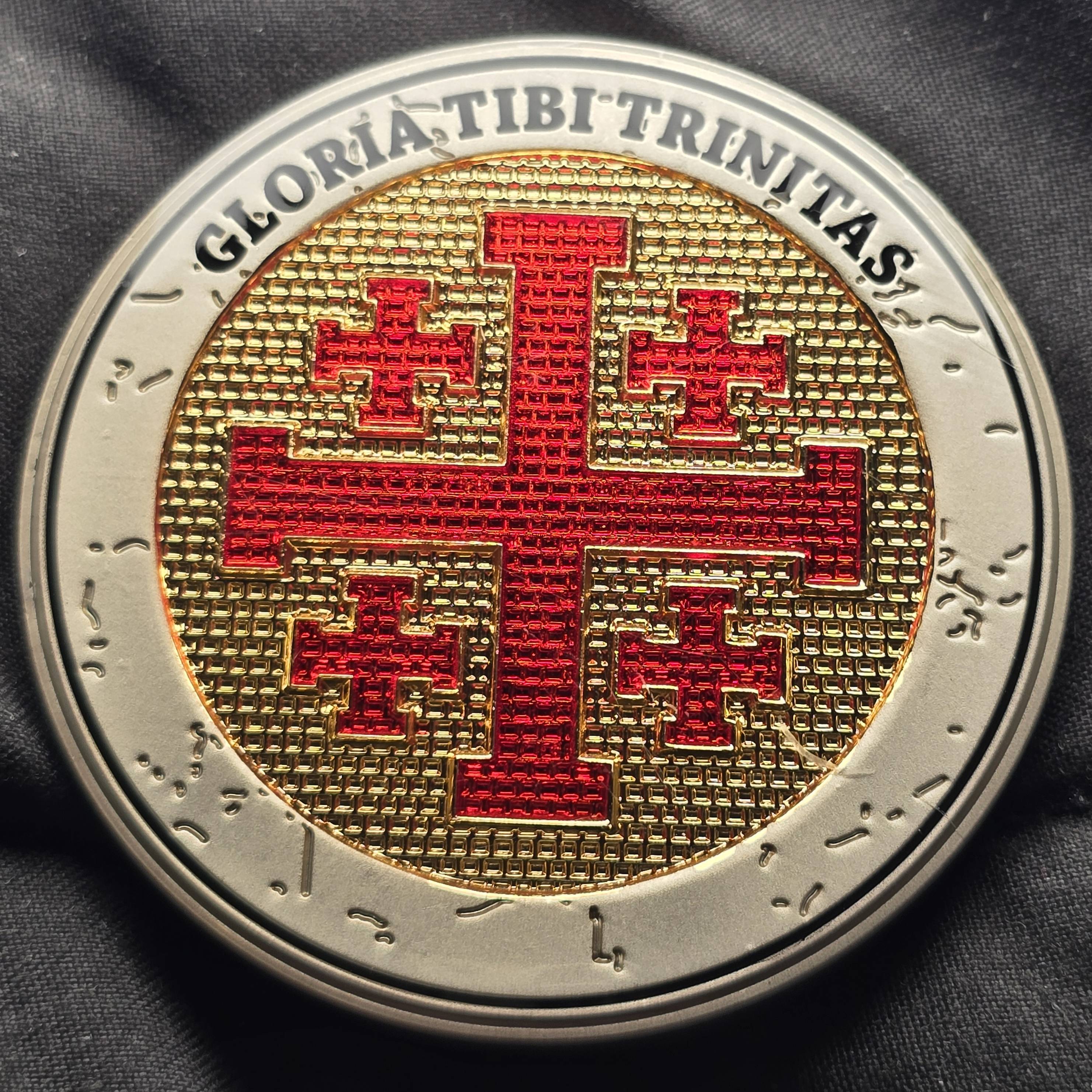 Knights Templar coin. — back