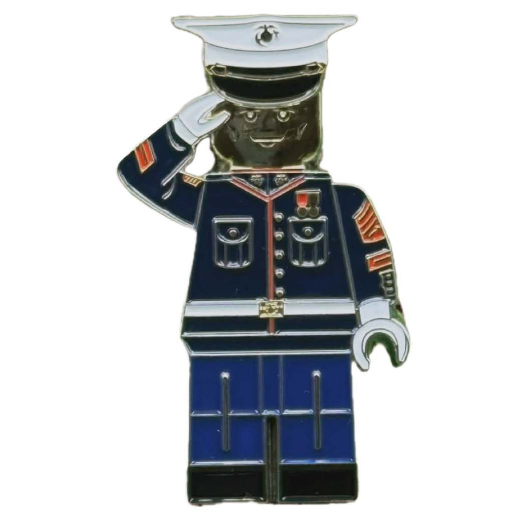 Lego Marine Sergeant — front