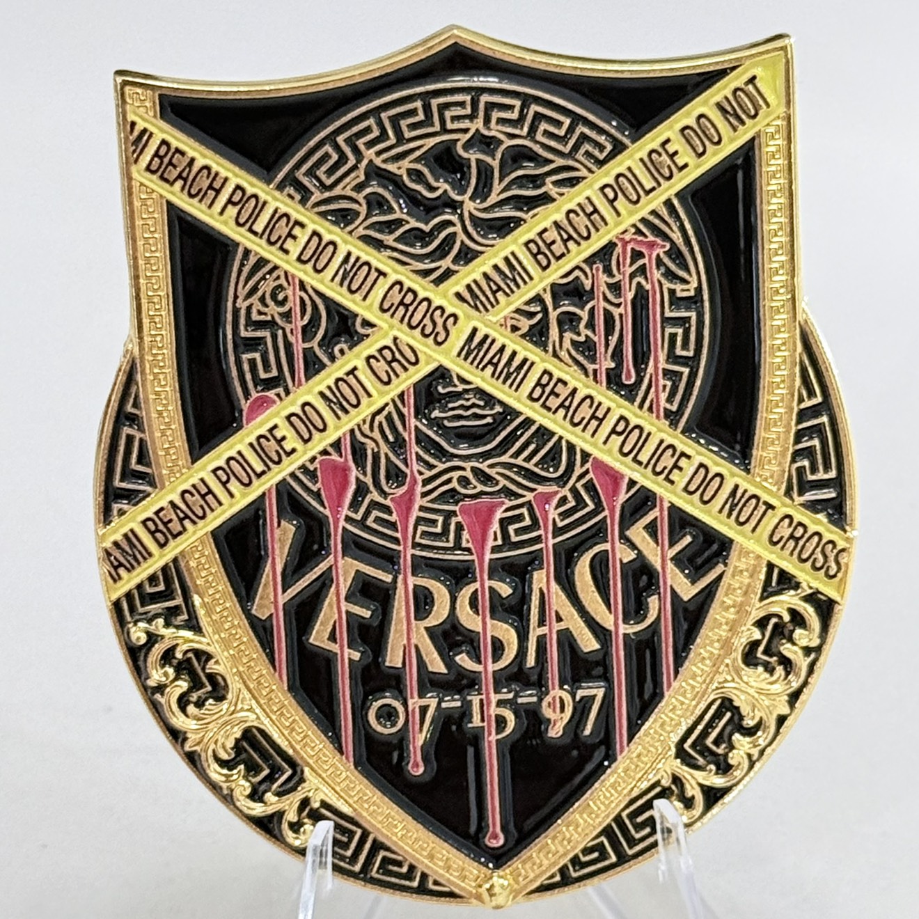 Miami Beach Police Versace Black Variant — back