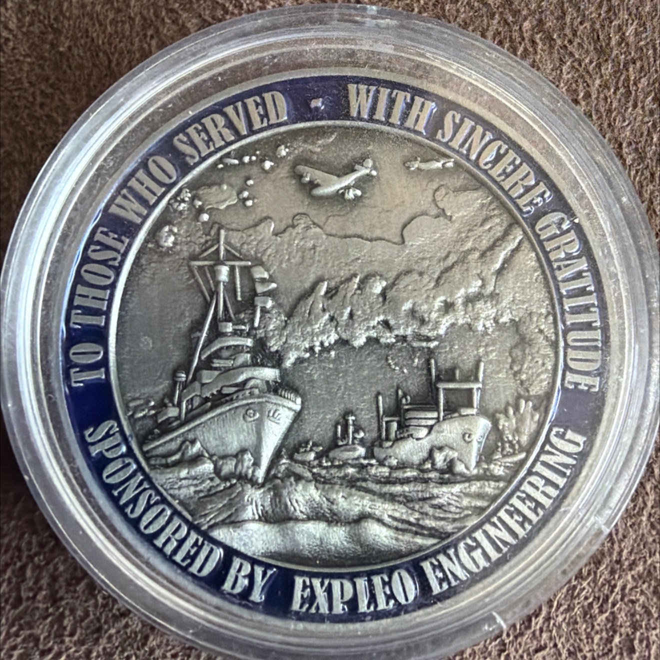 BOA80 Challenge Coin — back