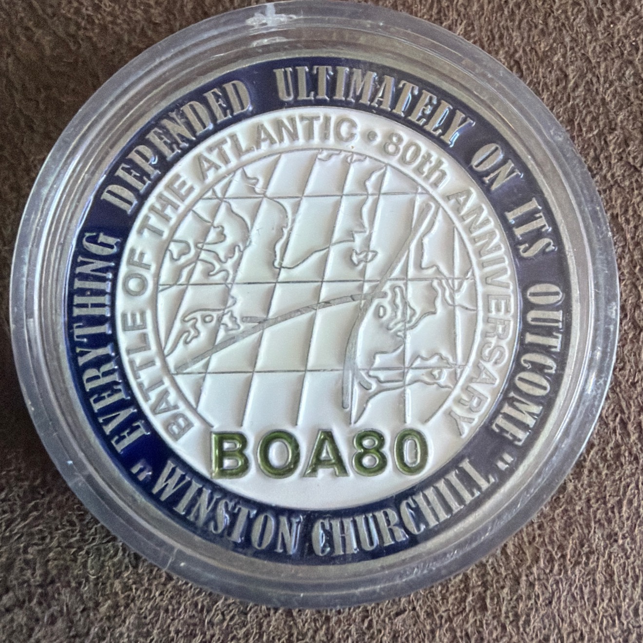 BOA80 Challenge Coin — front