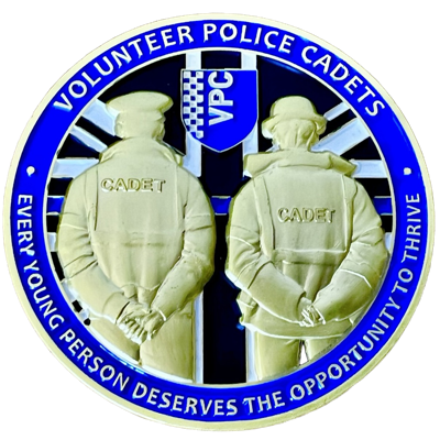 Volunteer Police Cadets and Cambridgeshire Constabulary Challenge Coin