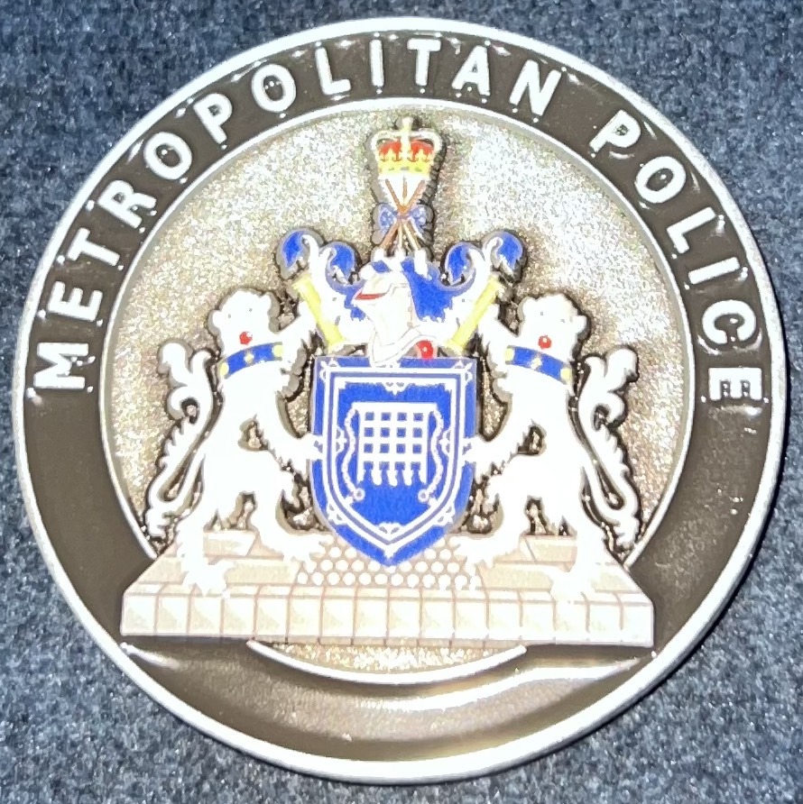 Metropolitan Police Central East BCU Challenge Coin — back