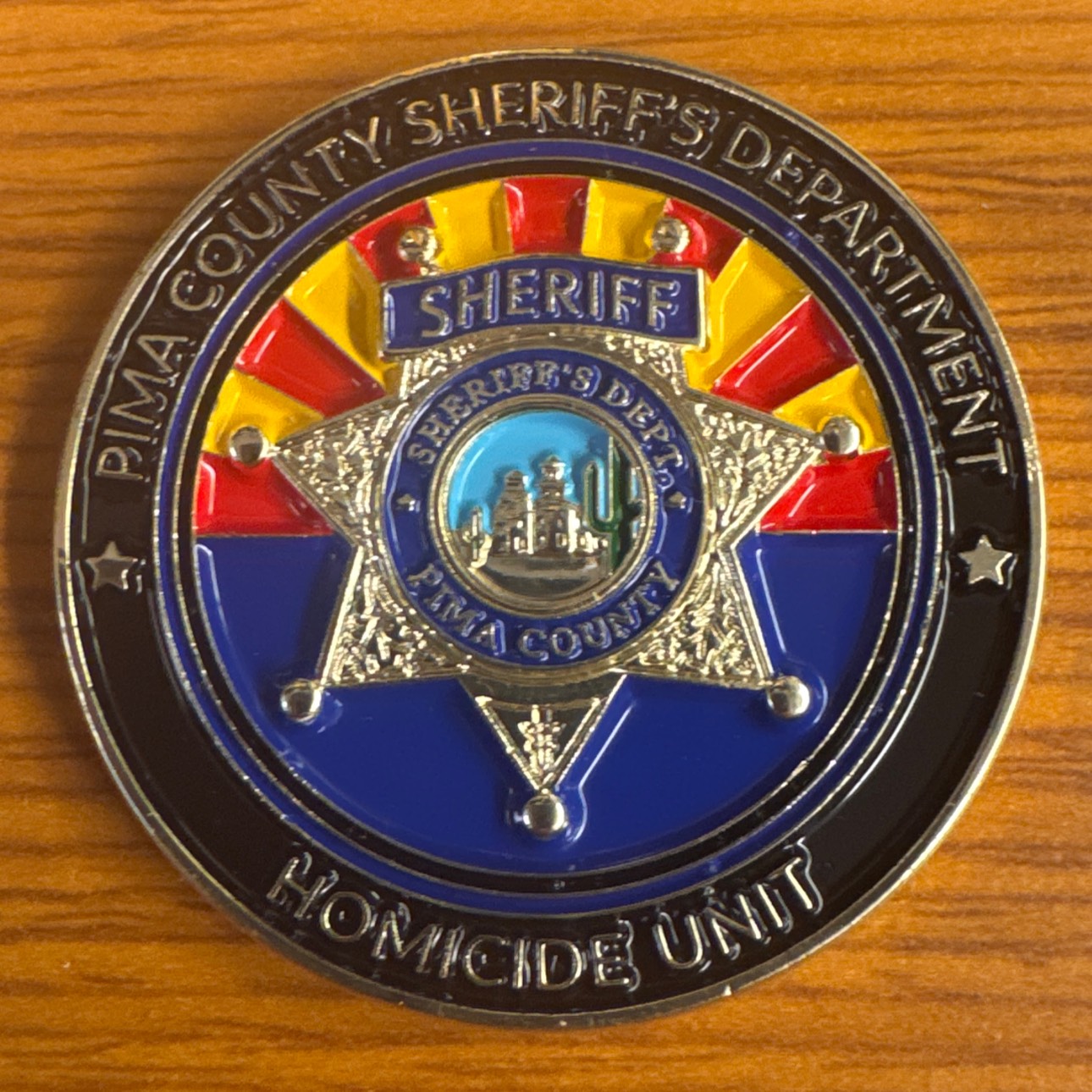 Pima County Sheriff’s Department Homicide Unit — front