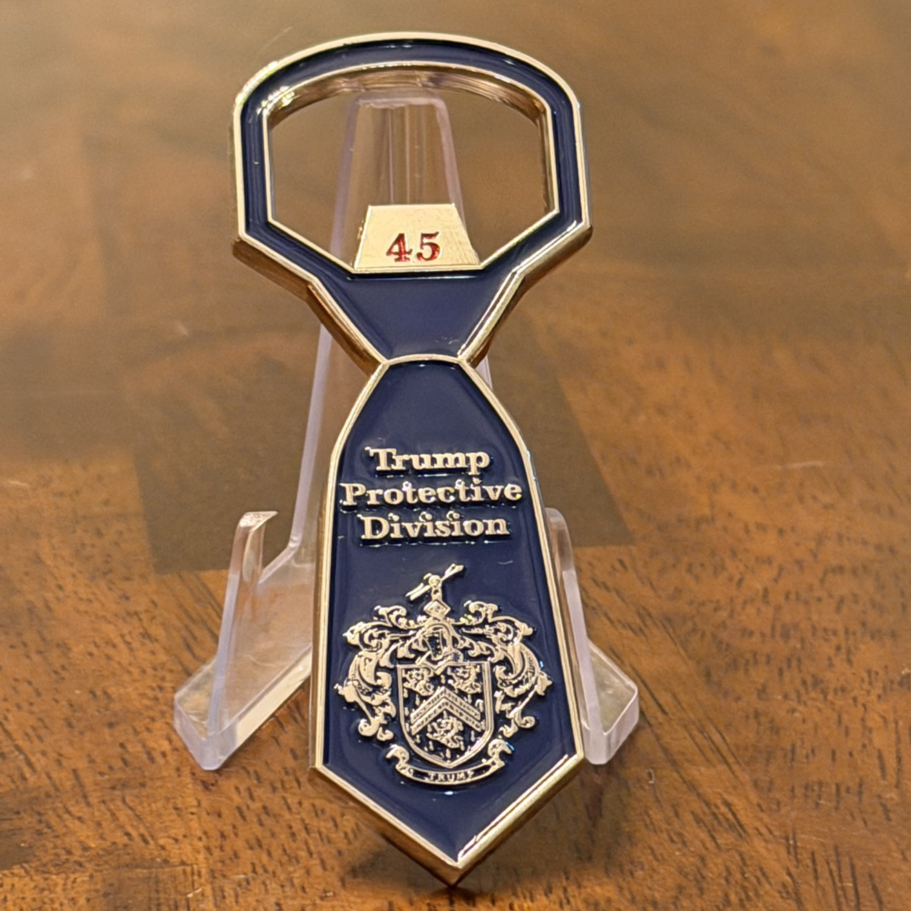 USSS Trump Detail 45 Blue Tie — back